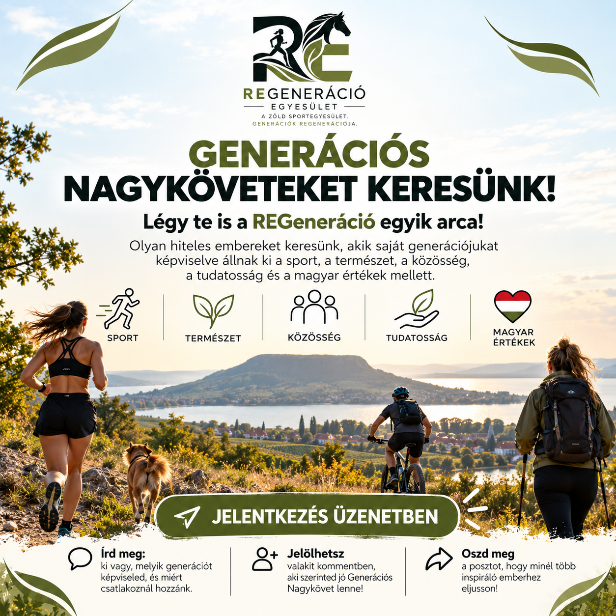 A REGeneráció korábbi Generációs nagyköveteket keresünk felhívása